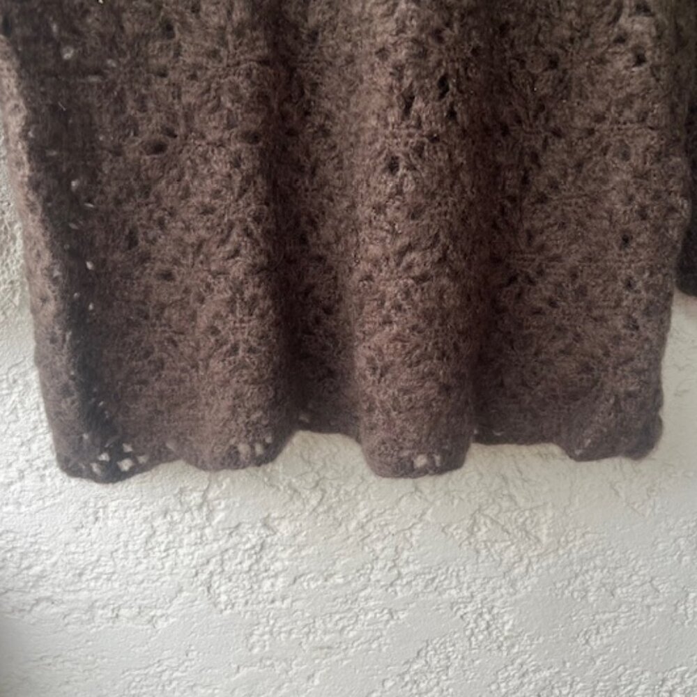 Vintage Anthropologie Crocheted Mohair Sweater - Picture 6 of 6